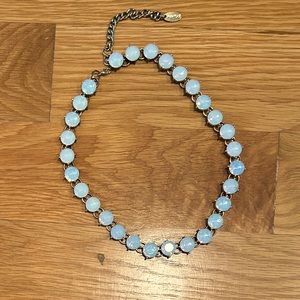 Cara Pale Blue Gem Statement Necklace